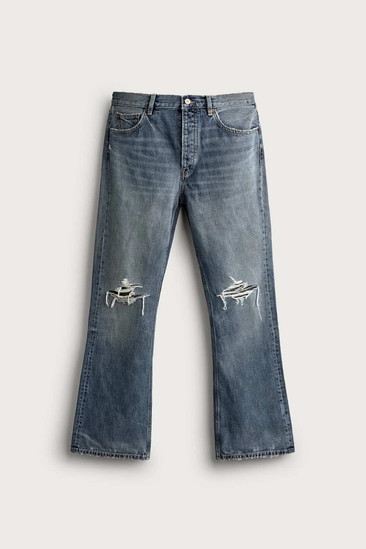 Zara Denim Jeans, blue jeans, front view